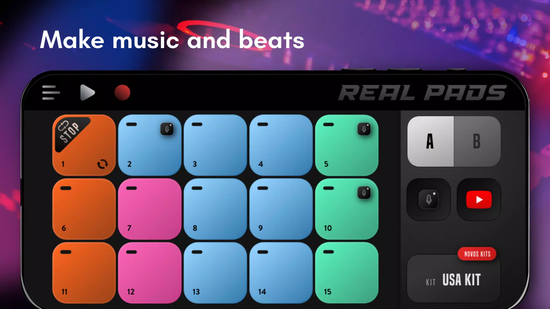 Real Pads: DJ electro drums スクリーンショット 1