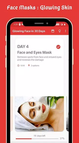 Glowing Face in 30 Days -  NO Captura de tela 4