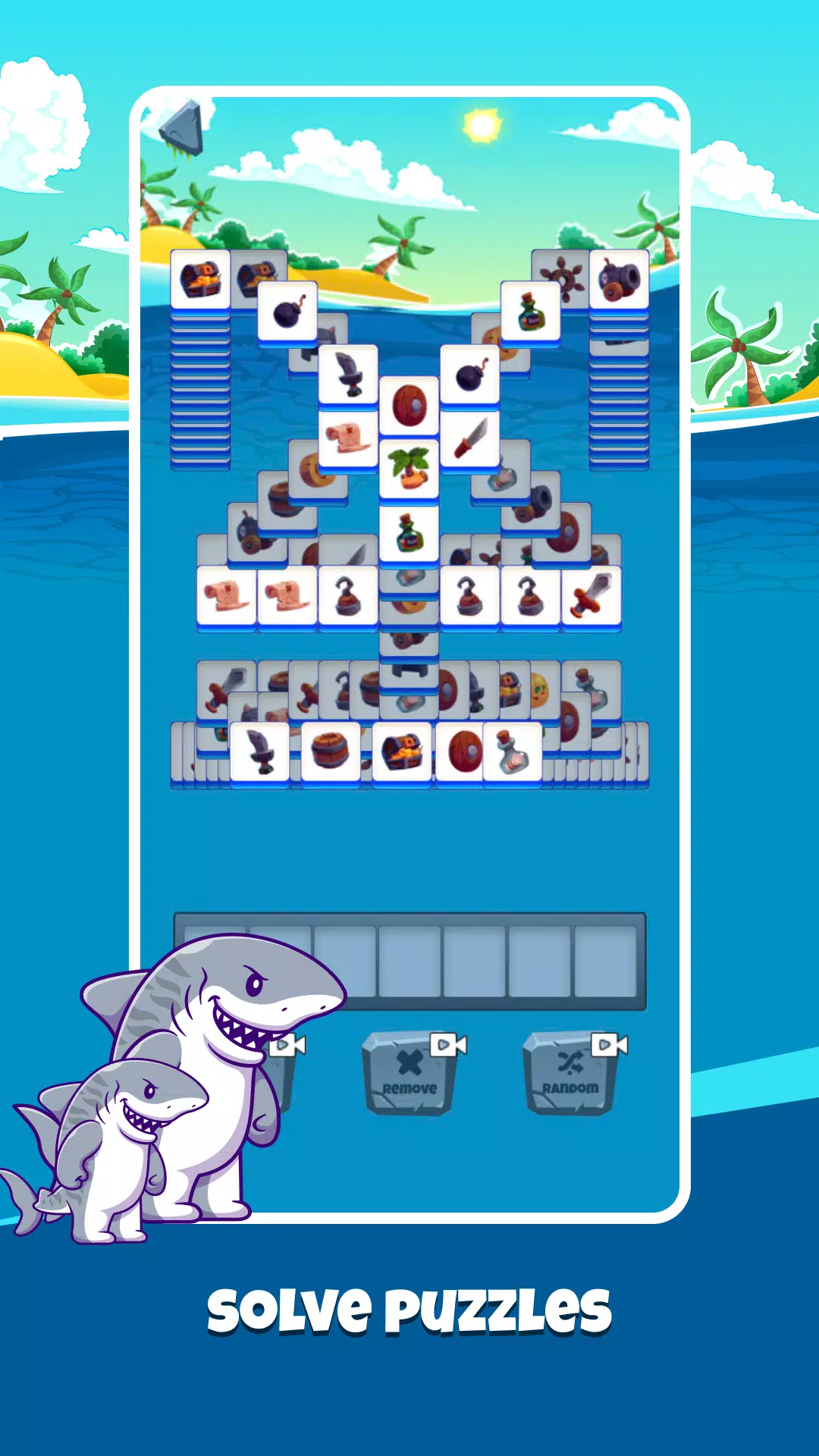 Shark Attack:Match Puzzle Game स्क्रीनशॉट 2