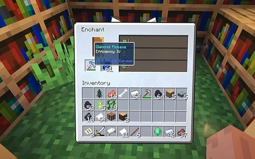 Tabela de encantamento Minecraft