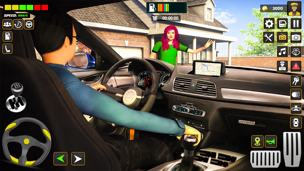 City Cab Driver Car Taxi Games Ekran Görüntüsü 1