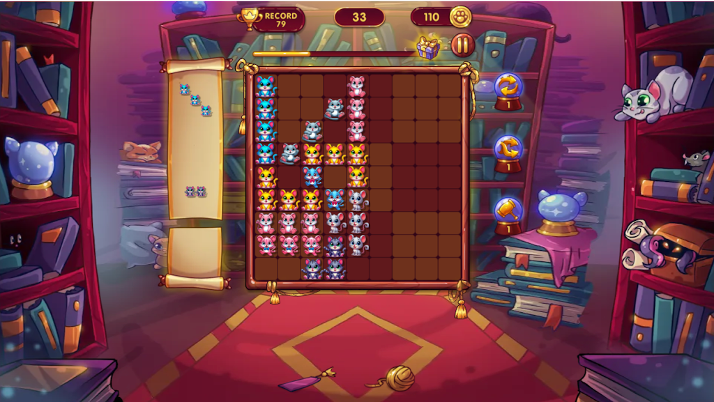 Mouse land block 9x9: Puzzle 스크린샷 2