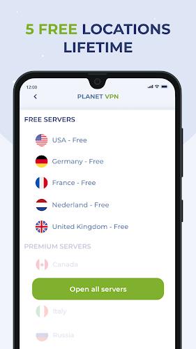 Free VPN Proxy by Planet VPN スクリーンショット 1