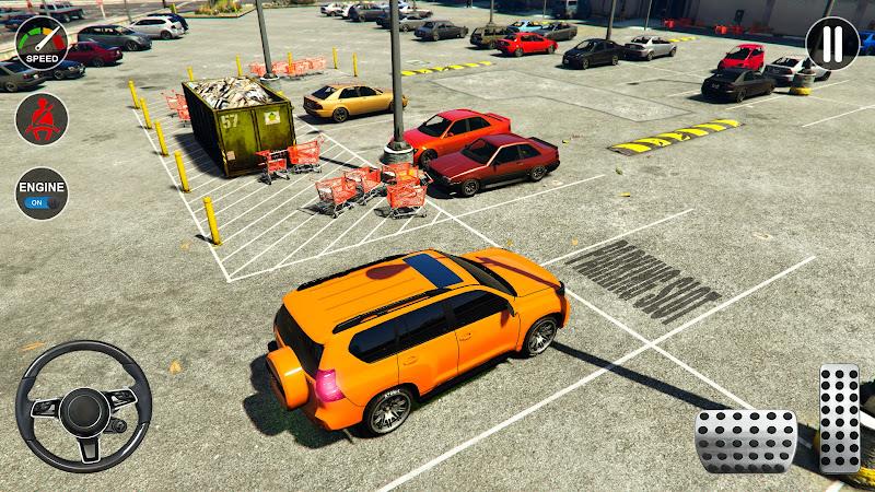 Prado Car Parking 3D Car Games Ekran Görüntüsü 1