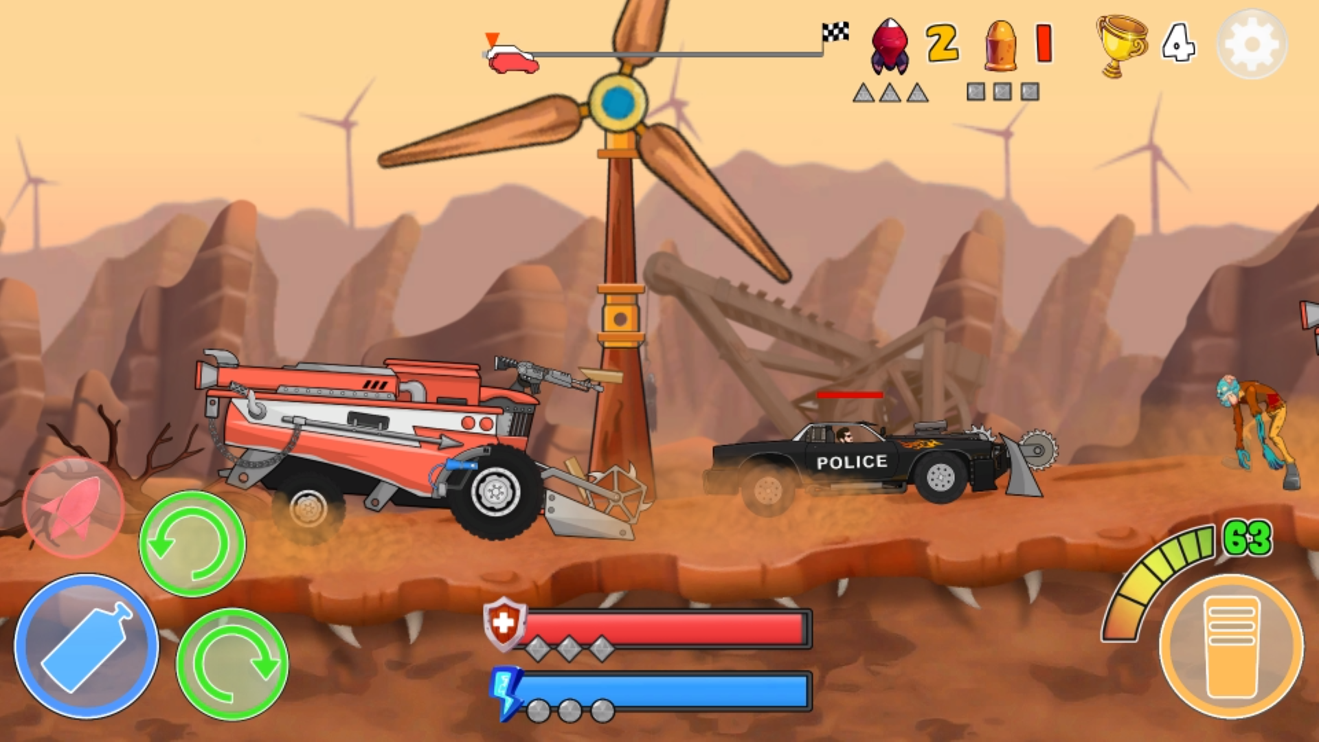 Zombie Crash Racing: Die Chase Screenshot 4