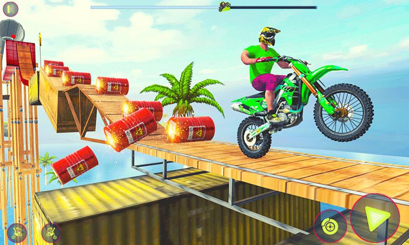 Crazy Bike Racing Stunt Game Скриншот 4