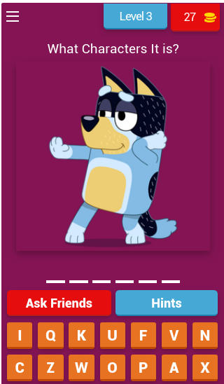 BLUEY QUIZ Ekran Görüntüsü 3