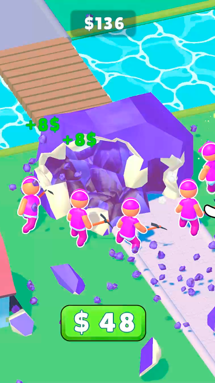 Idle Stone Miner Mod ဖန်သားပြင်ဓာတ်ပုံ 3