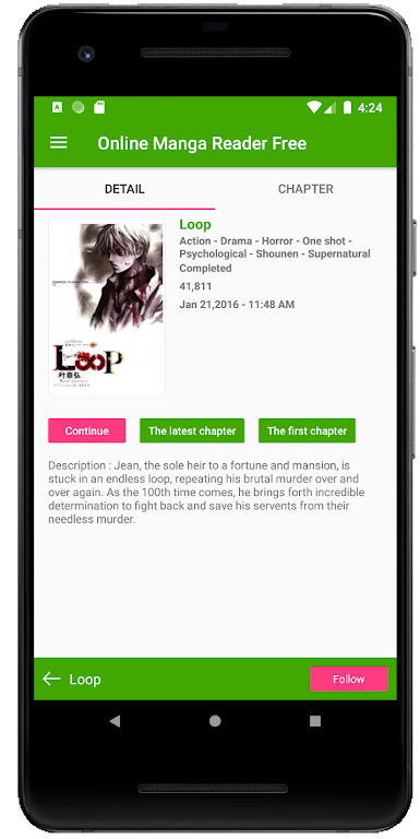 Free Manga Reader Online Offline 스크린샷 2