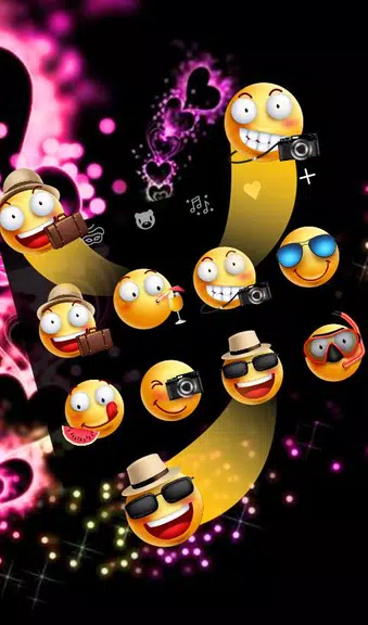Sparkling Purple Heart Keyboard Theme স্ক্রিনশট 4