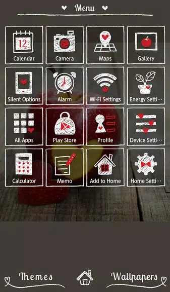 Heart Apple Theme +HOME Screenshot 1