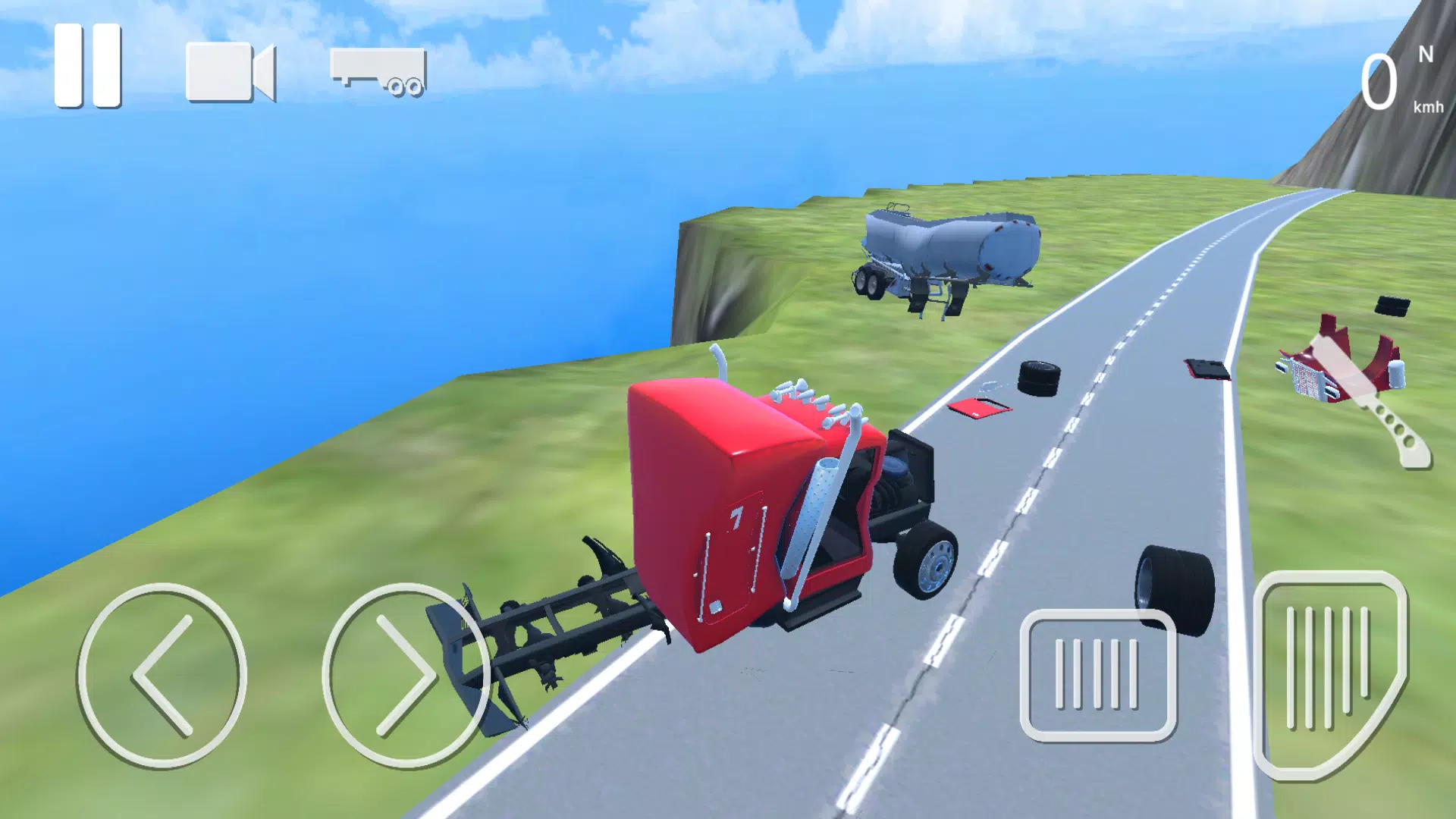 Truck Crash Simulator Accident Schermafbeelding 1