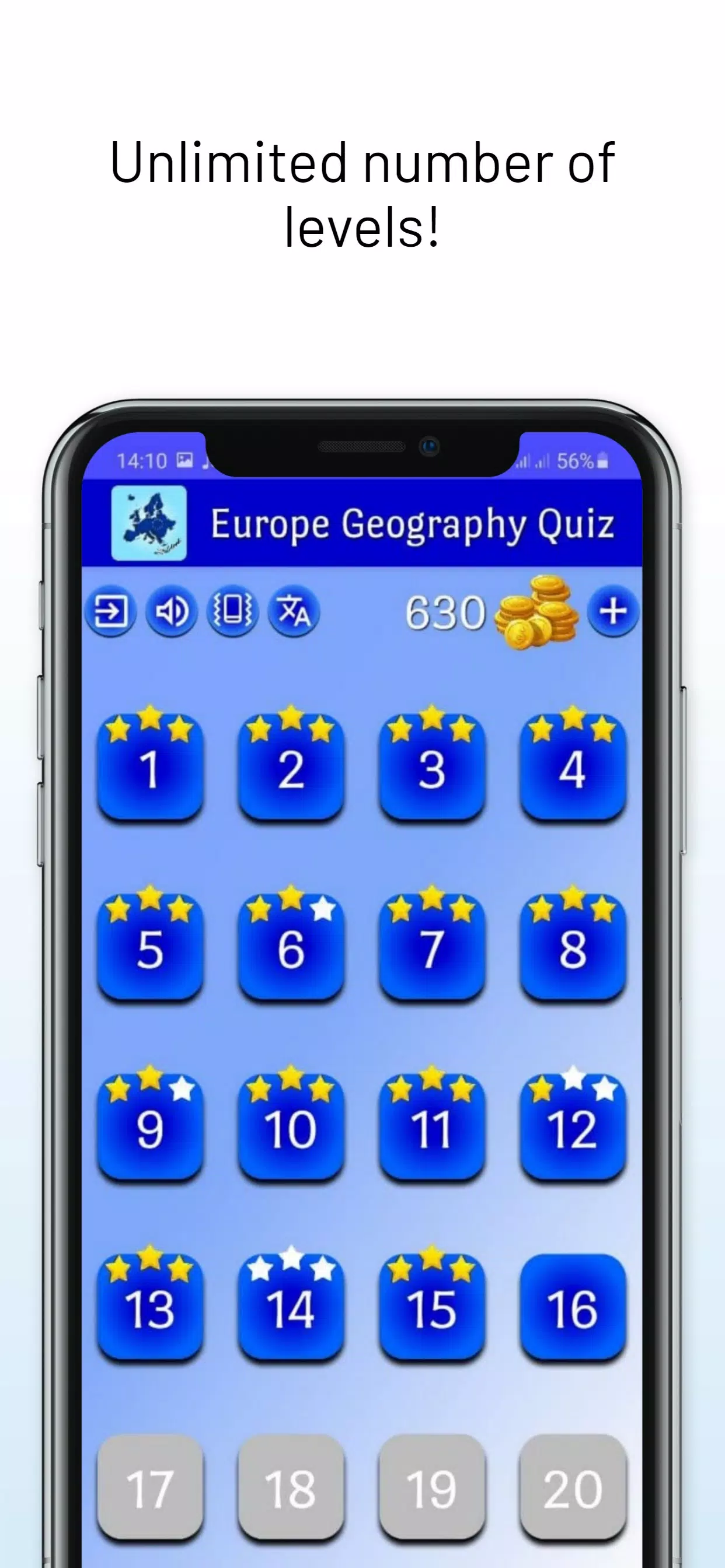 Schermata Europe Geography Quiz 4