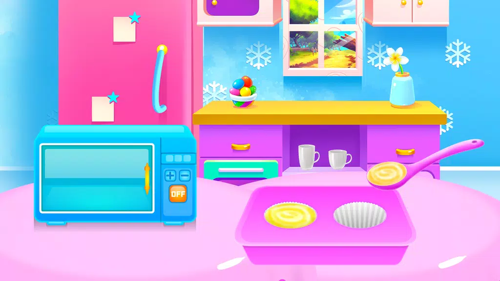 Colorful Muffins Cooking Captura de pantalla 4