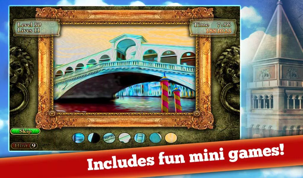 Mahjong Solitaire Venice Mystery -Free Puzzle Game Ekran Görüntüsü 1