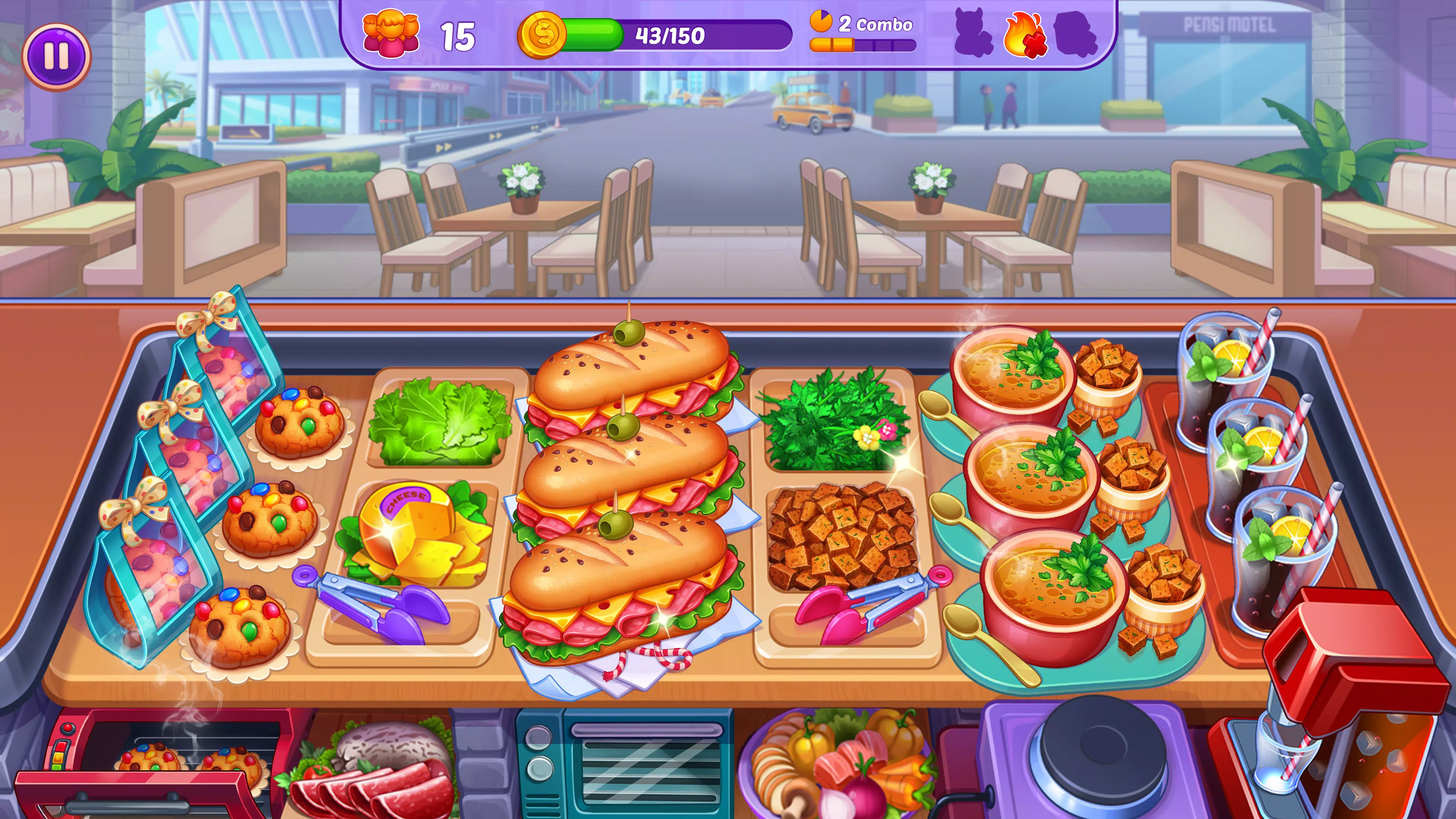 Cooking Crush: juego de cocina Captura de pantalla 4