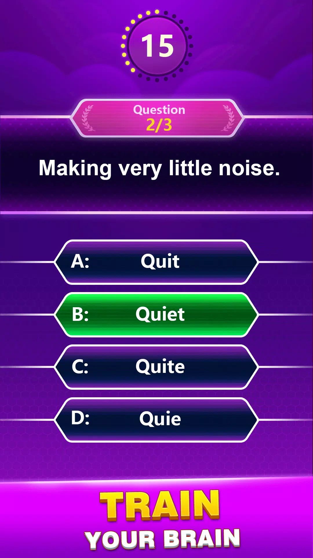 Spelling Quiz -Juego triviales Captura de pantalla 2