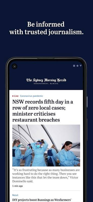 The Sydney Morning Herald स्क्रीनशॉट 1